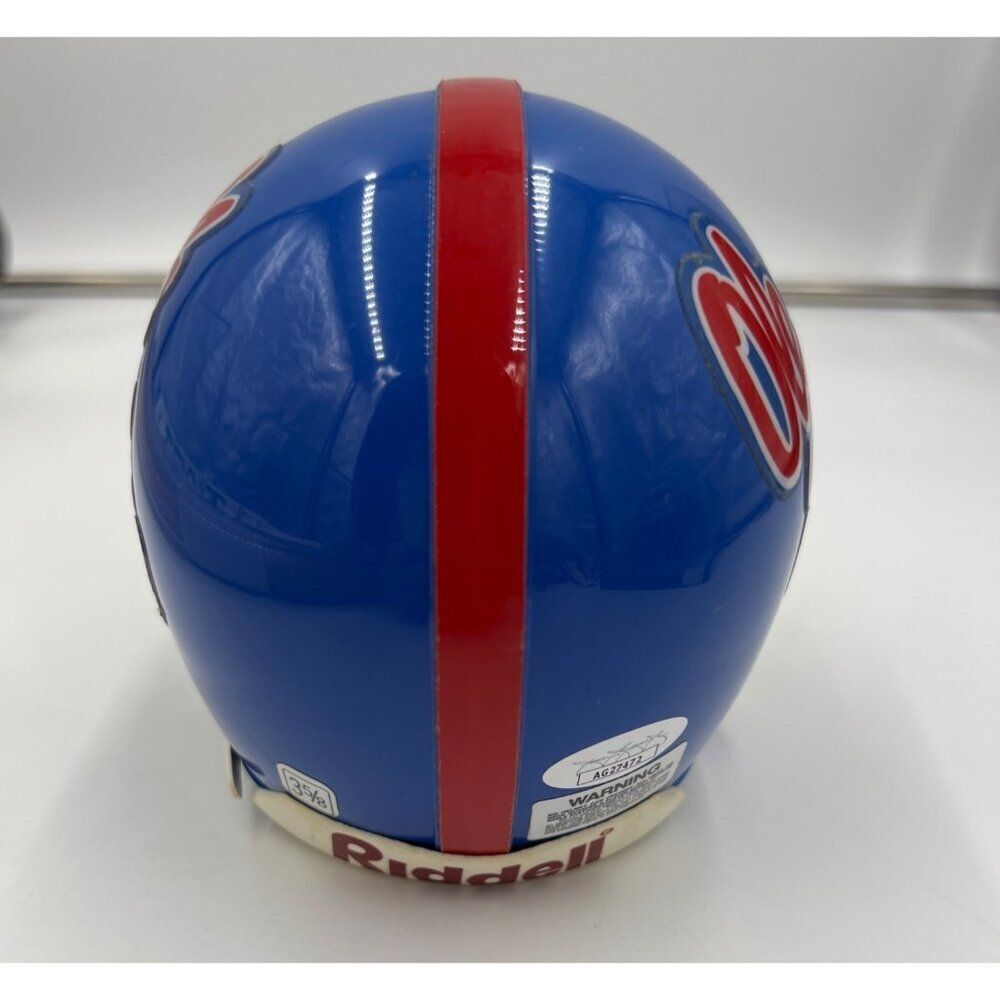 Archie Manning Signed Mini Helmet Ole Miss Rebels Riddell JSA Certified Football - Picture 7 of 11
